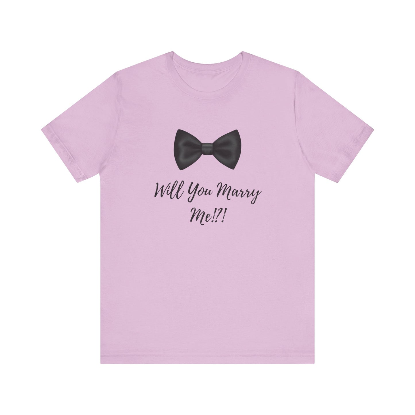 Proposal Tee Shirt with Bowtie Design