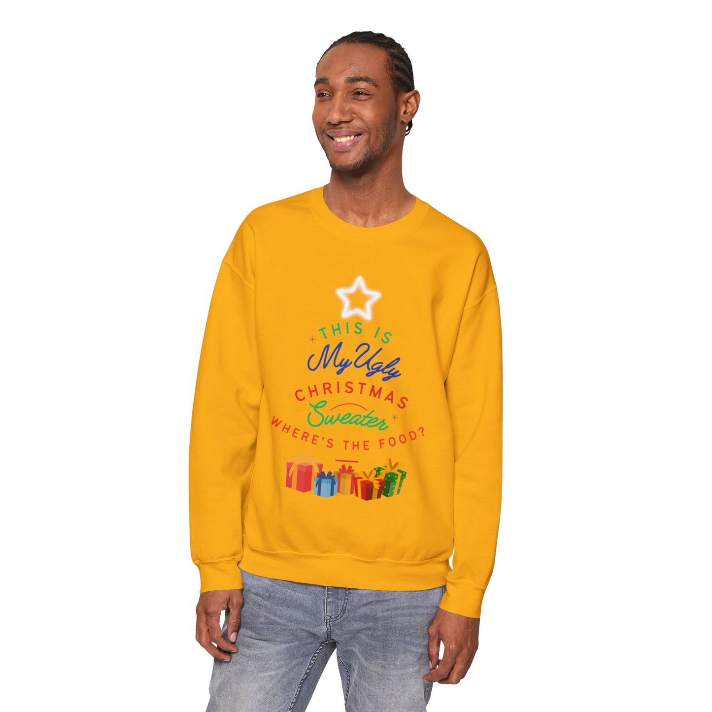 Christmas Ugly Sweater Sweatshirt - Unisex Heavy Blend for Maximum Profit