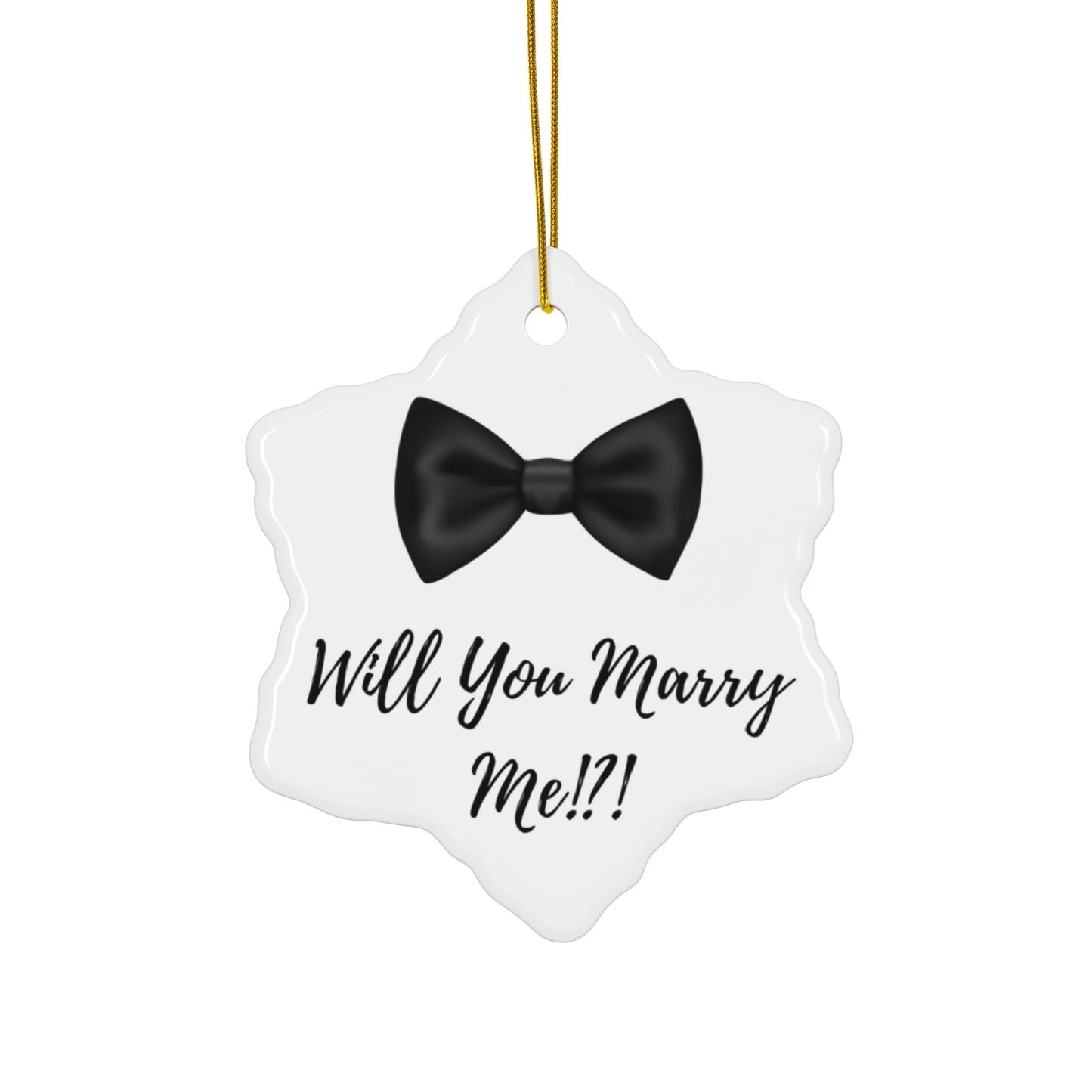 Ceramic Proposal Ornament