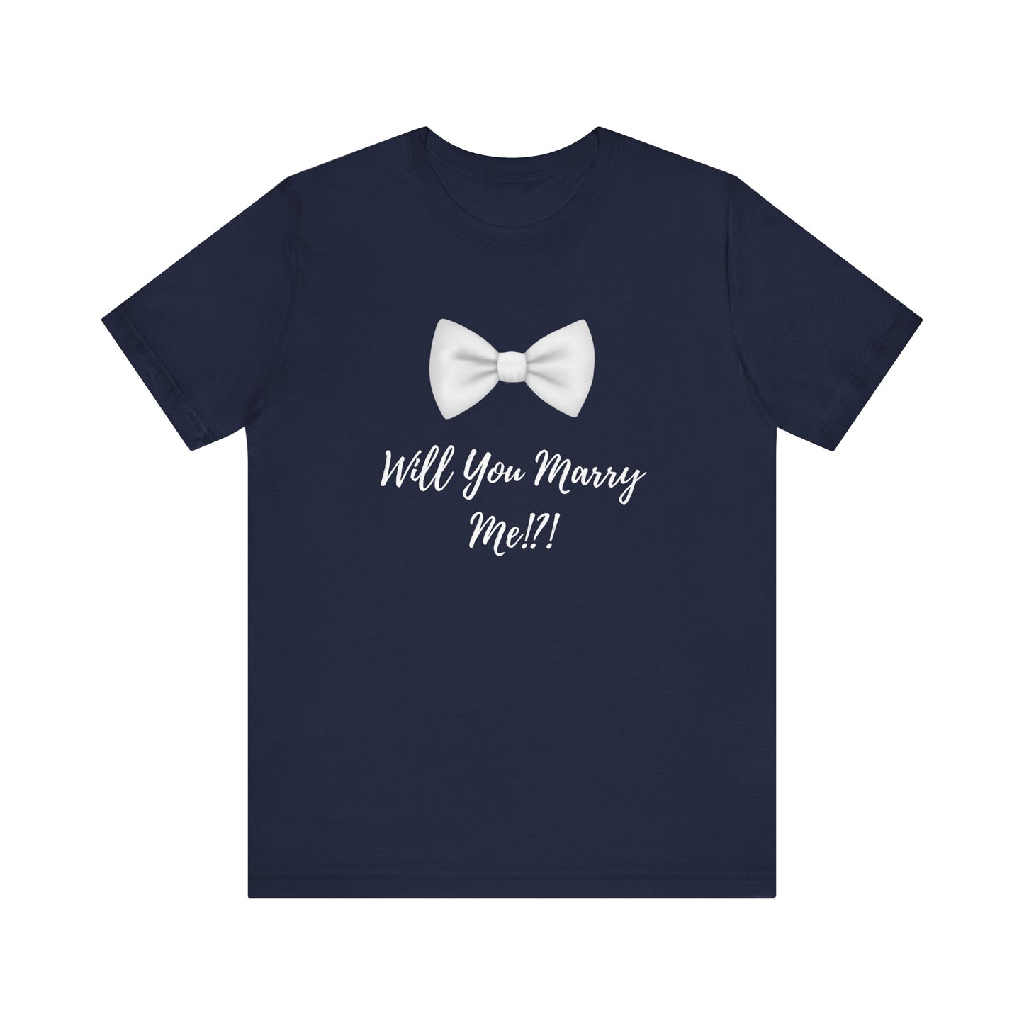 Proposal Tee Shirt with Bowtie Design