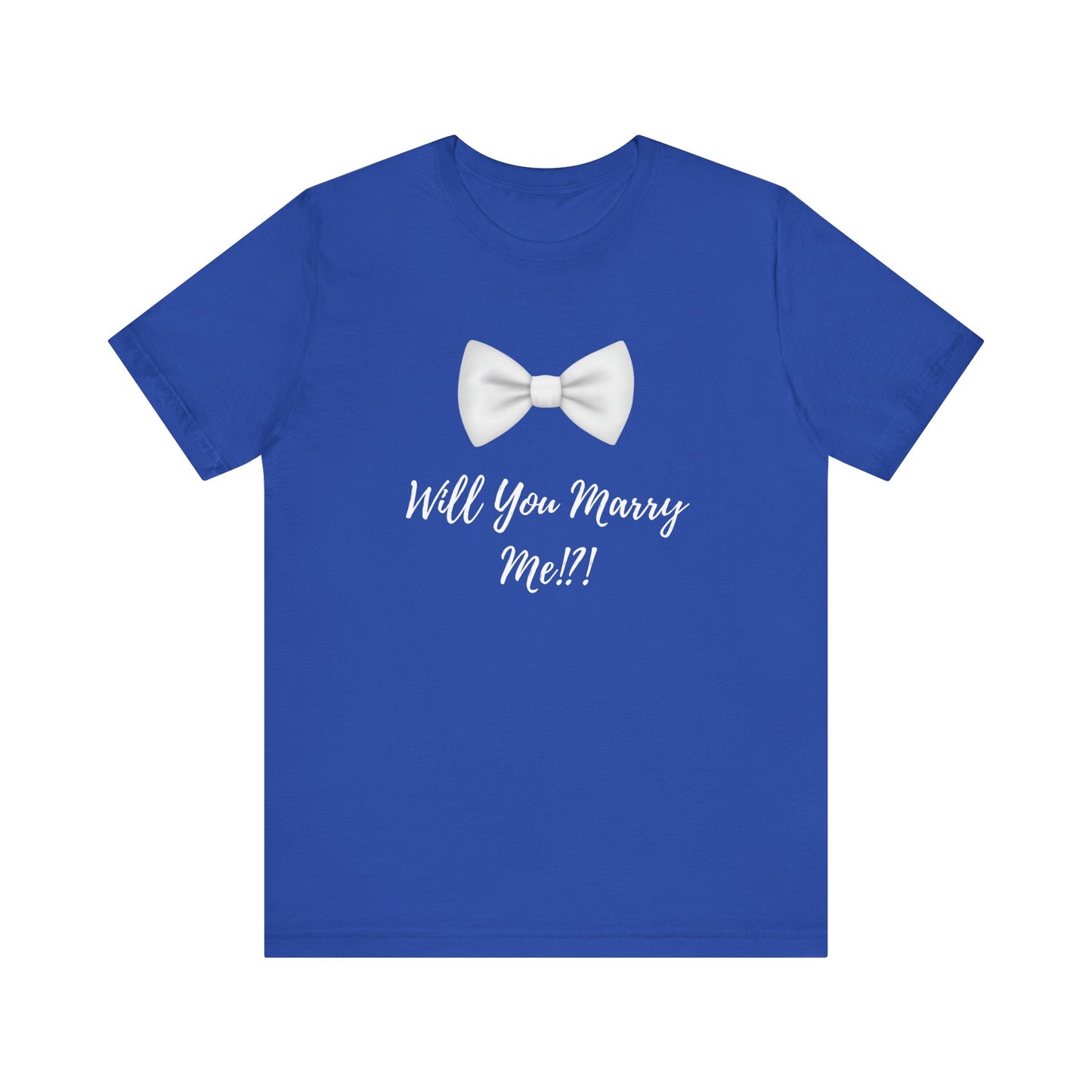 Proposal Tee Shirt with Bowtie Design