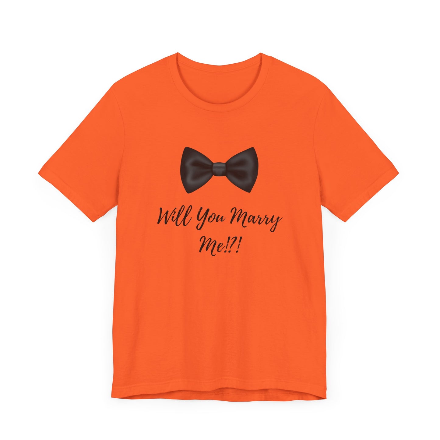 Proposal Tee Shirt with Bowtie Design