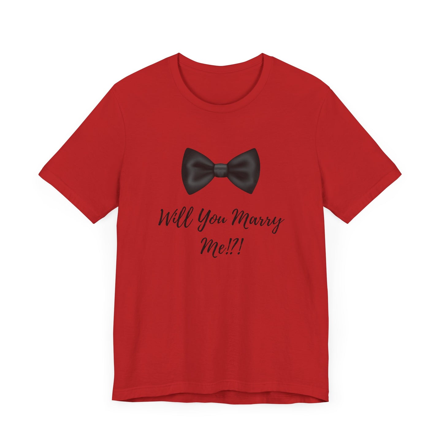 Proposal Tee Shirt with Bowtie Design