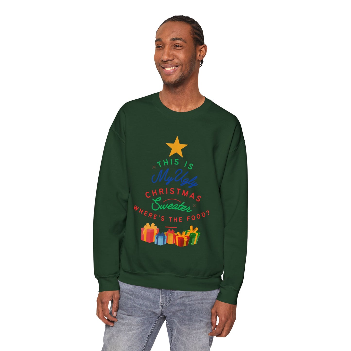 Christmas Ugly Sweater Sweatshirt - Unisex Heavy Blend for Maximum Profit