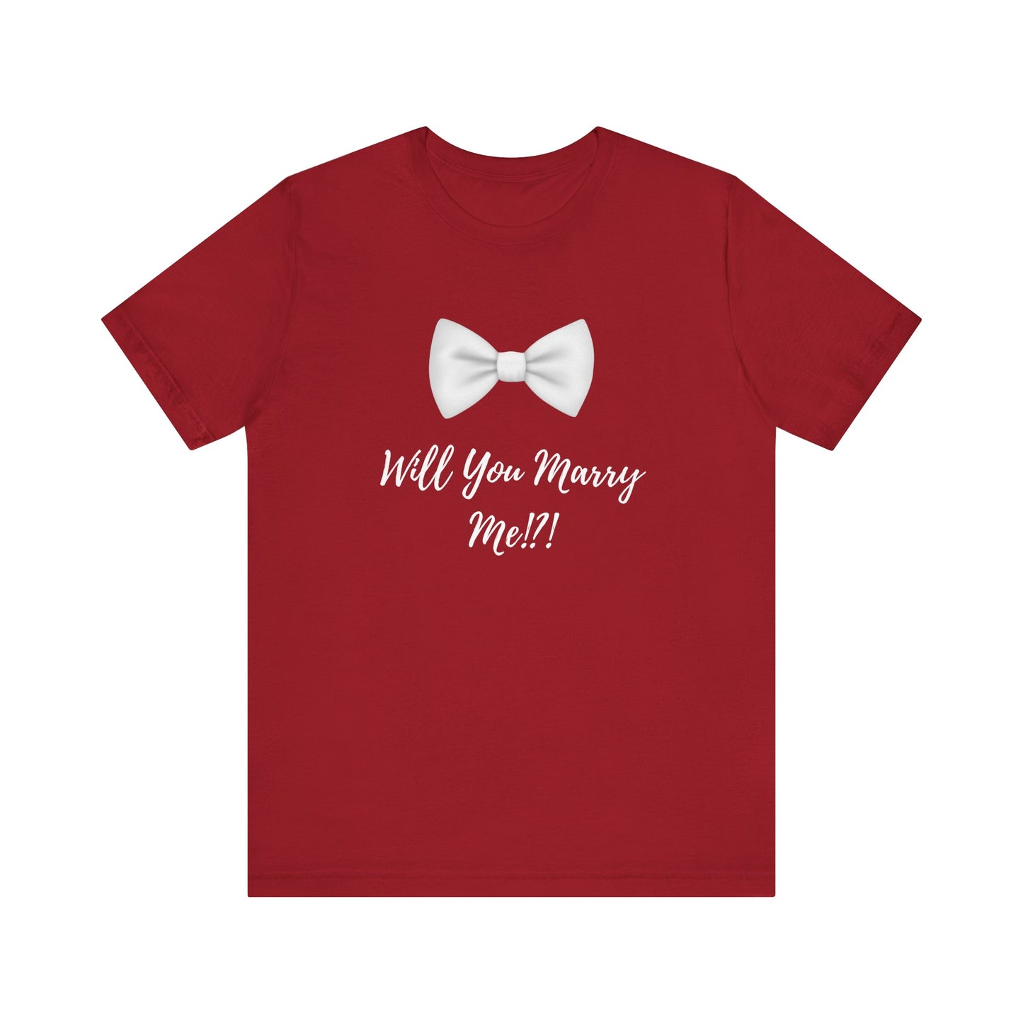 Proposal Tee Shirt with Bowtie Design