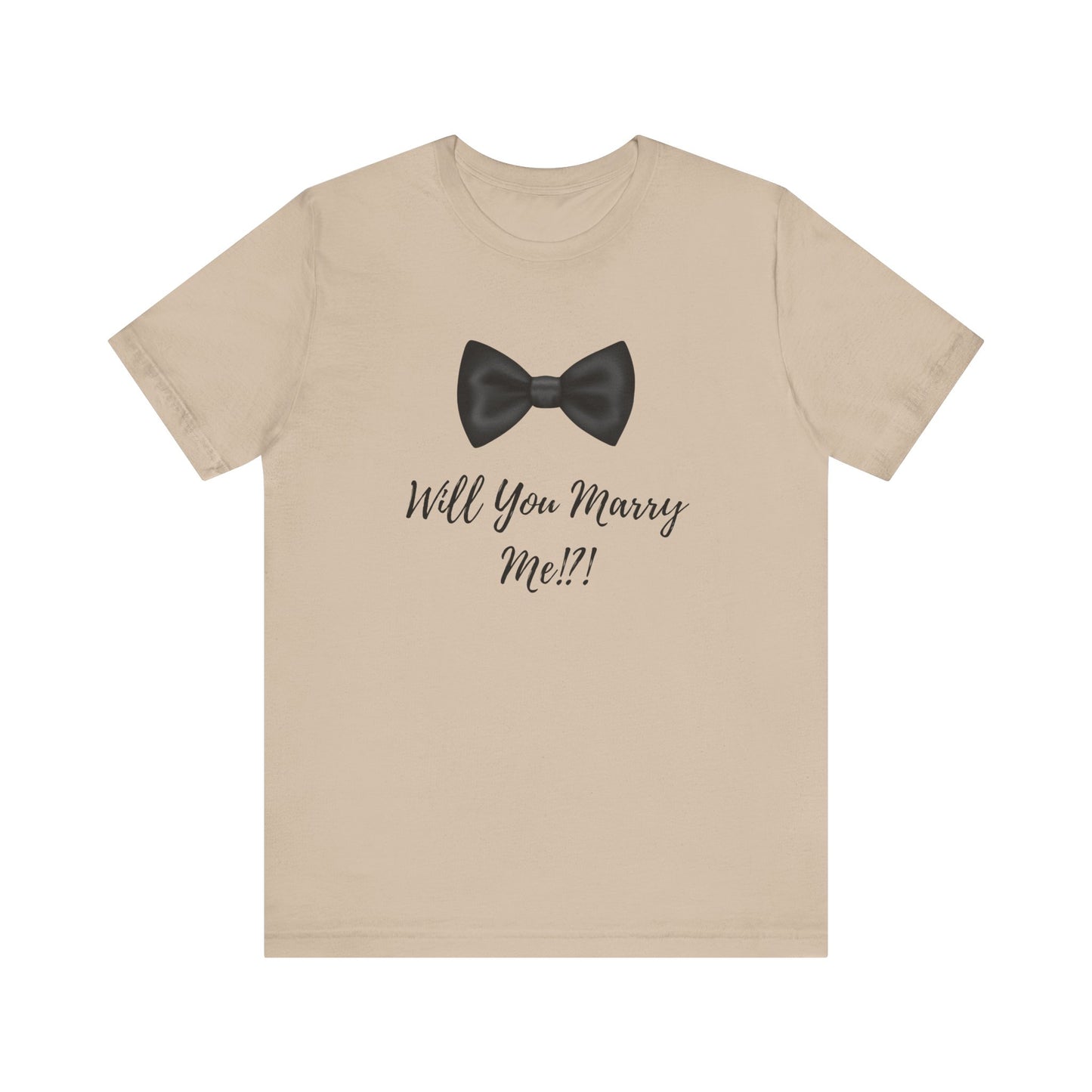 Proposal Tee Shirt with Bowtie Design