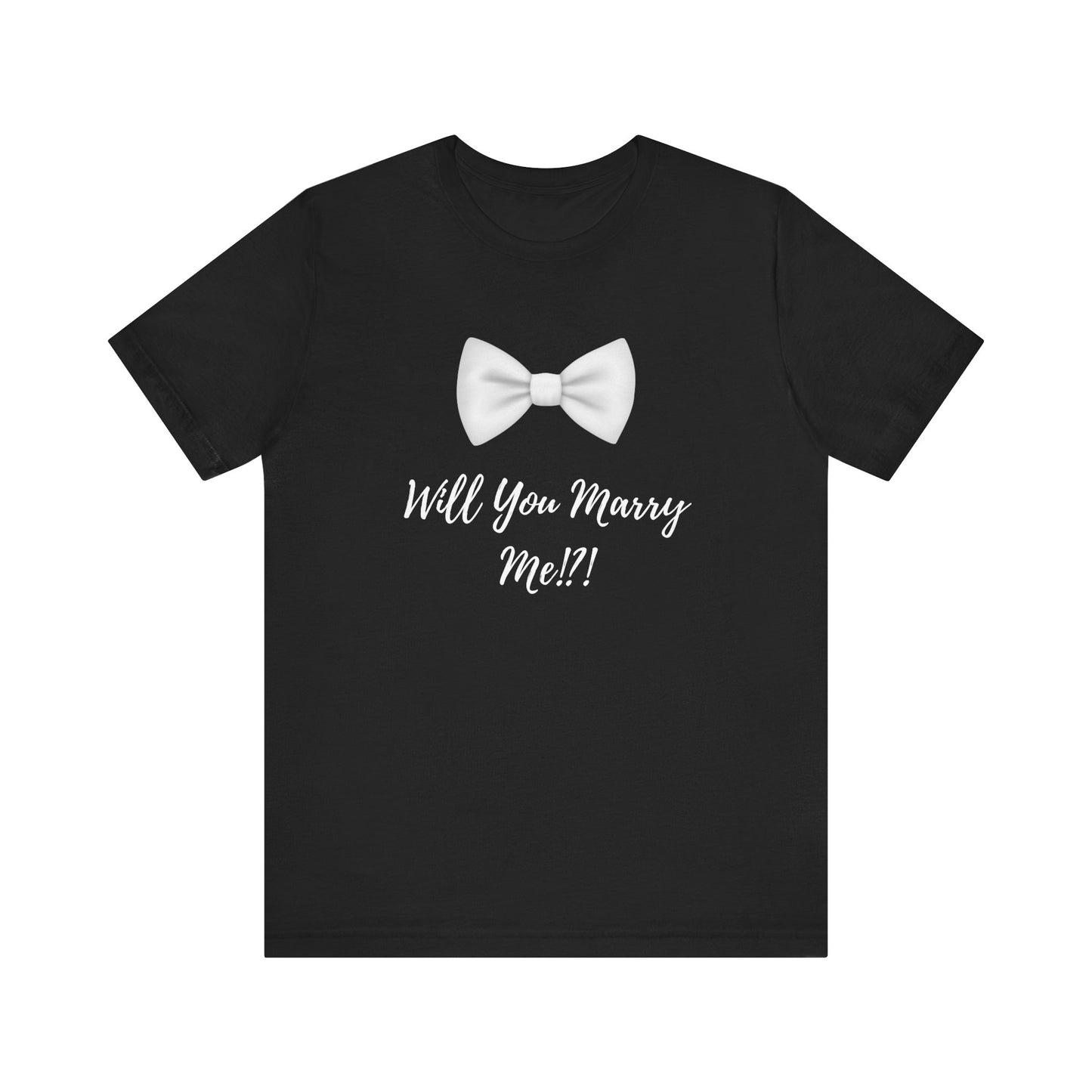 Proposal Tee Shirt with Bowtie Design