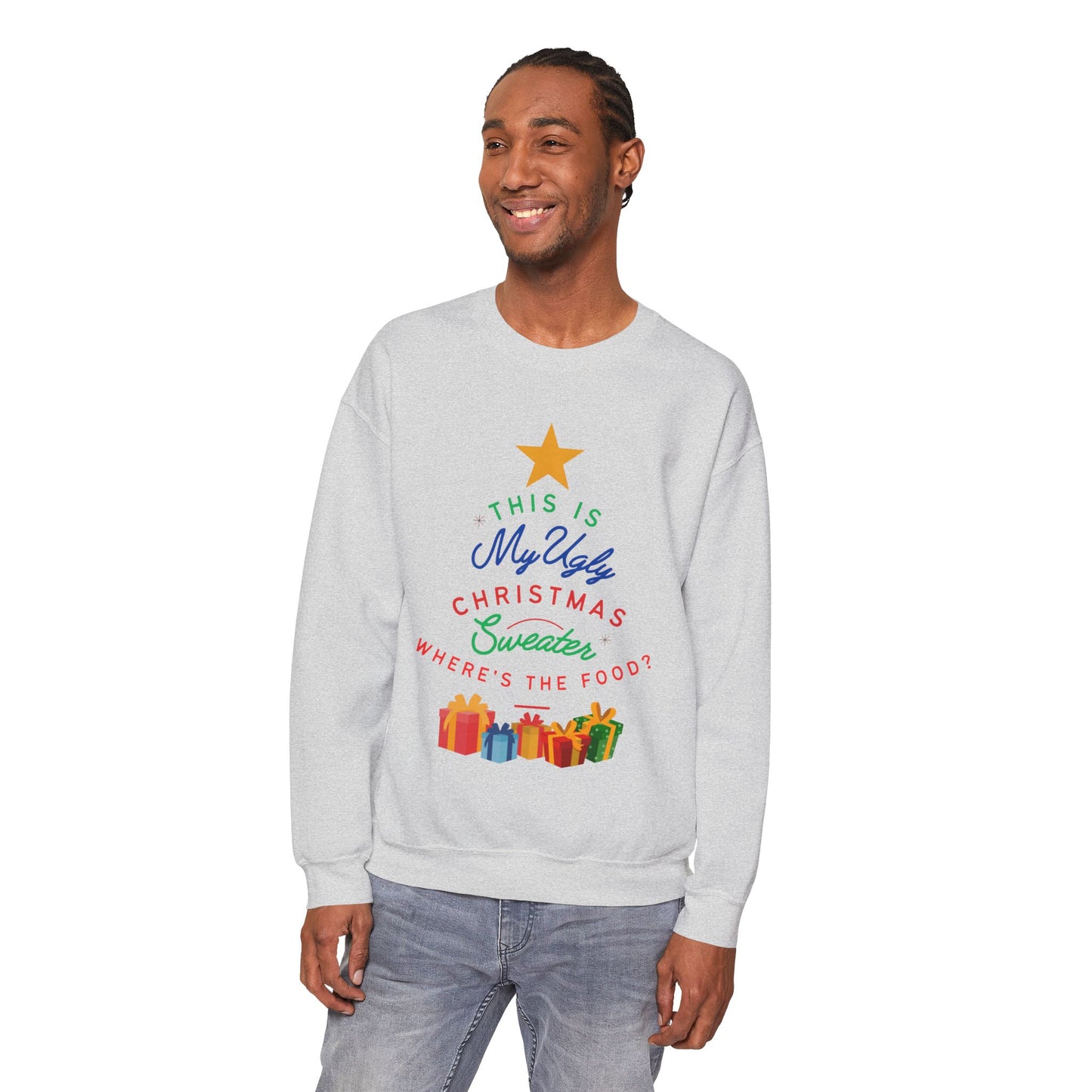 Christmas Ugly Sweater Sweatshirt - Unisex Heavy Blend for Maximum Profit