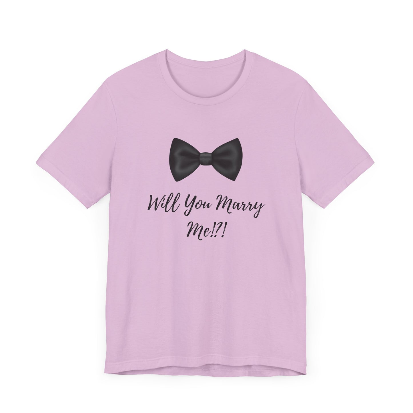 Proposal Tee Shirt with Bowtie Design