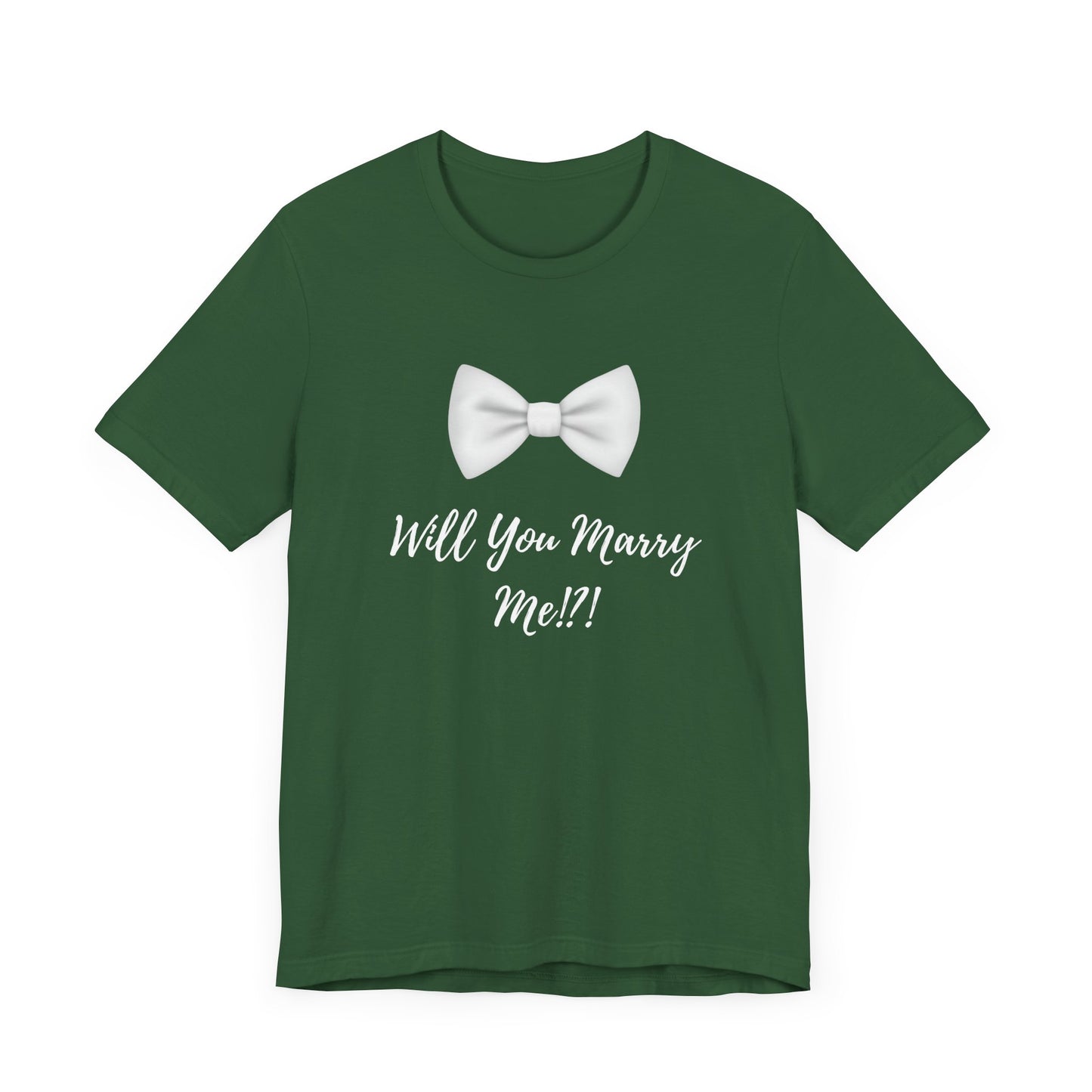 Proposal Tee Shirt with Bowtie Design