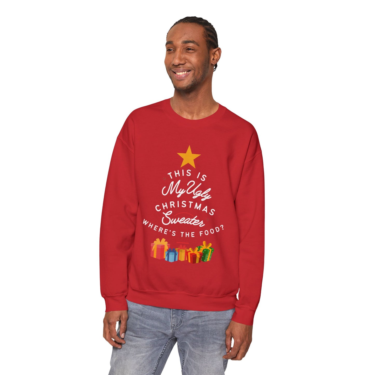 Christmas Ugly Sweater Sweatshirt - Unisex Heavy Blend for Maximum Profit