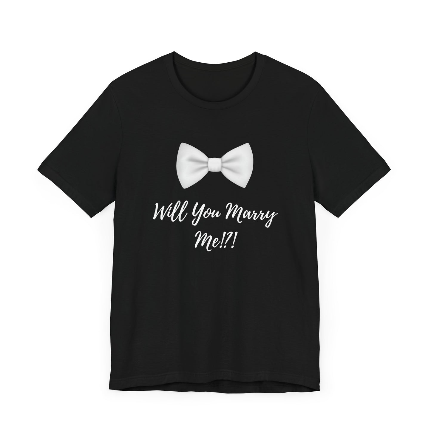 Proposal Tee Shirt with Bowtie Design