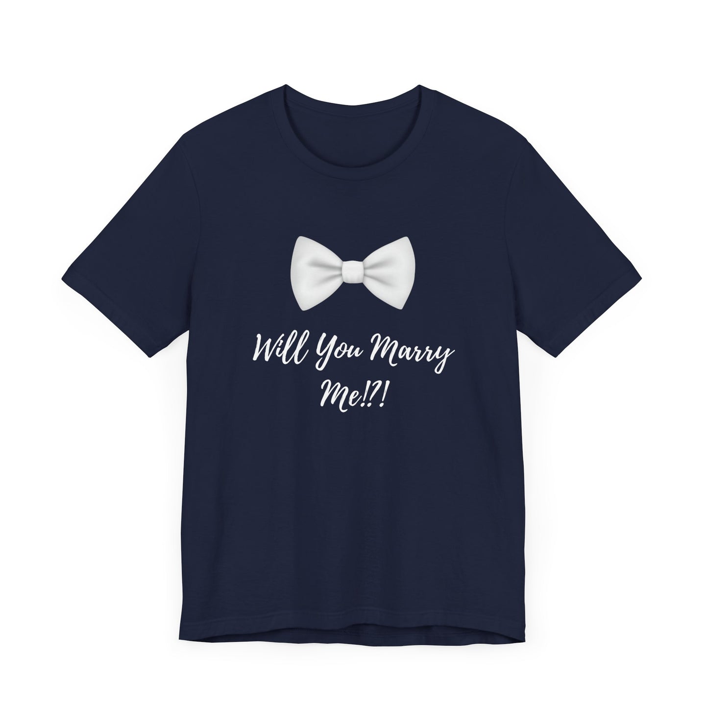 Proposal Tee Shirt with Bowtie Design