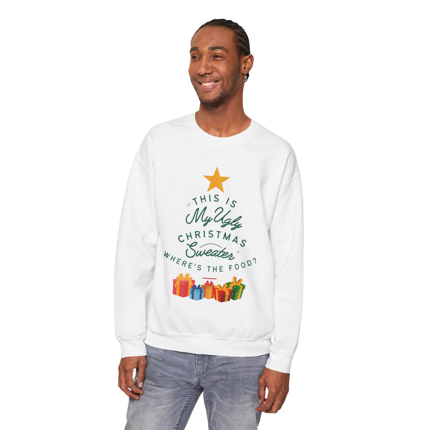 Christmas Ugly Sweater Sweatshirt - Unisex Heavy Blend for Maximum Profit