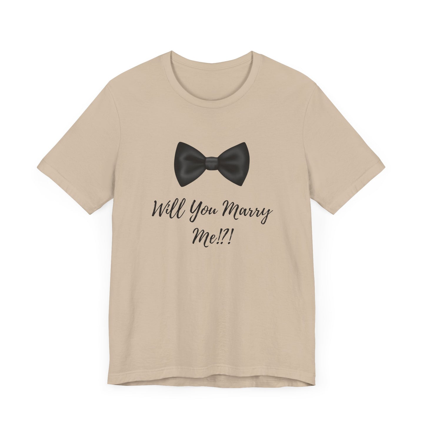 Proposal Tee Shirt with Bowtie Design